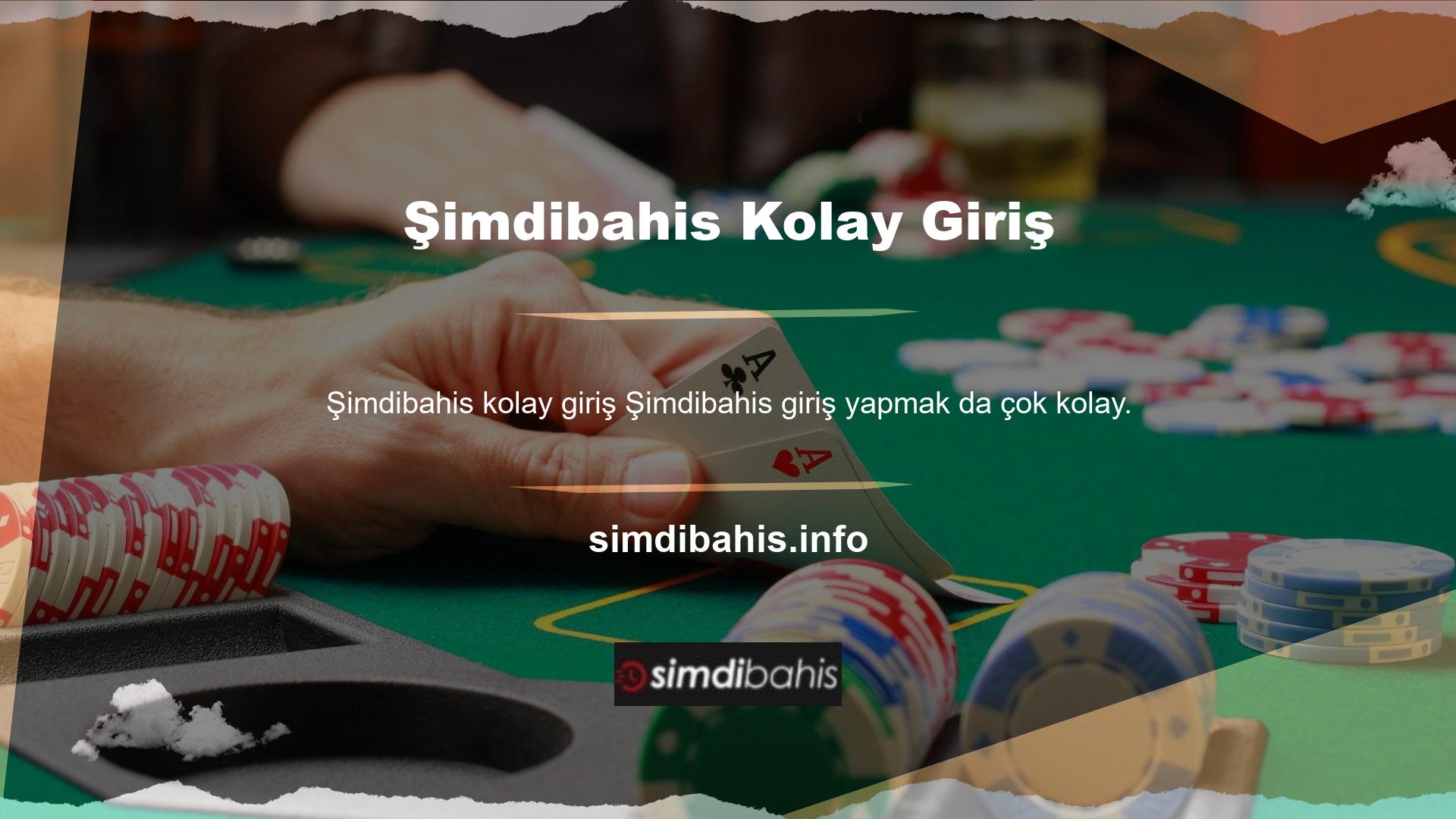 Casino oyunları, slot makineleri Hepsi burada! Şimdibahis para kazanmak çok kolay